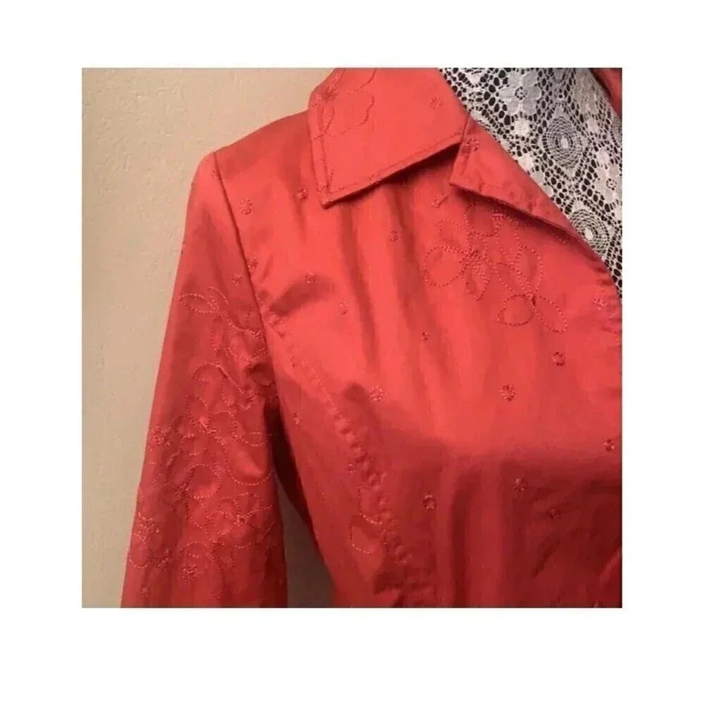 DKNY CITY Trench coat Size 8 - Picture 4 of 8